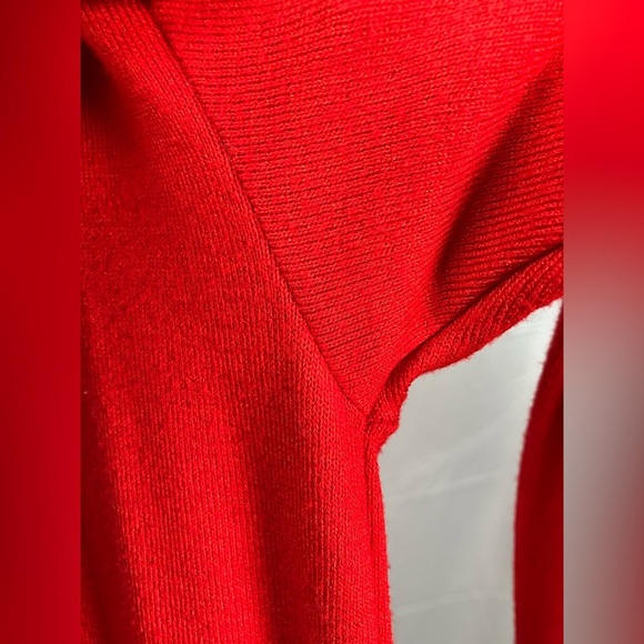 Gap Softspun Cowl Neck Sweater Long‎ Sleeve Womens Medium Tall Red - Picture 8 of 9
